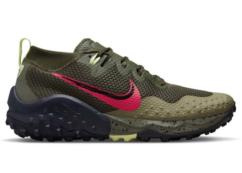 Nike Wildhorse 7 Cargo Khaki Siren Red