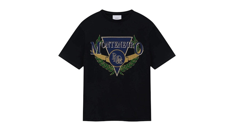 Rhude Montenegro Regatta Tee Vintage Black/Navy