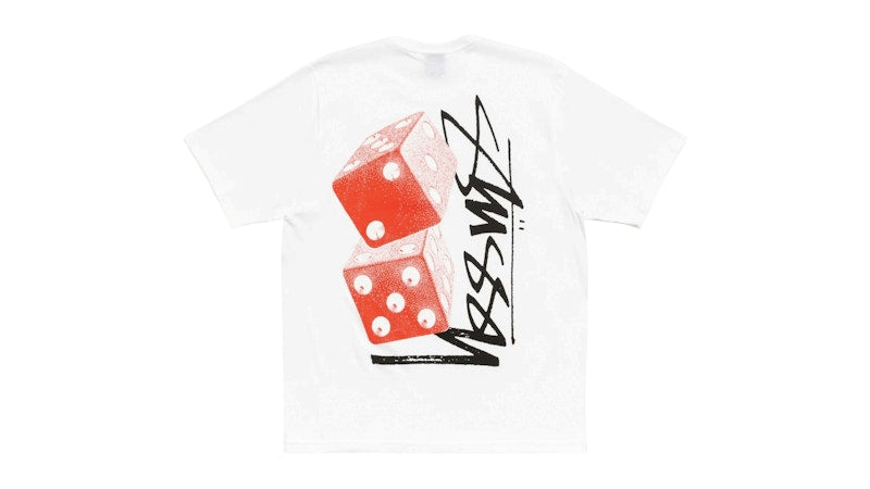 Stussy Tall Dice Tee White