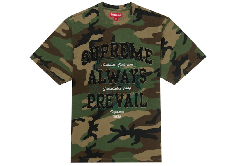Supreme Always Prevail S/S Top Woodland Camo