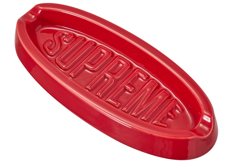 Supreme Oval Tray Red