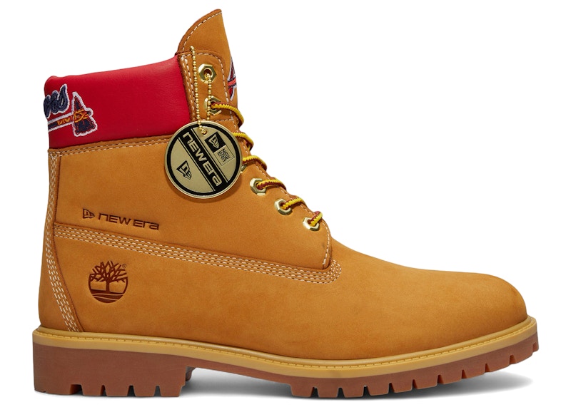 Timberland 6" Waterproof Boot New Era x MLB Atlanta Braves Wheat