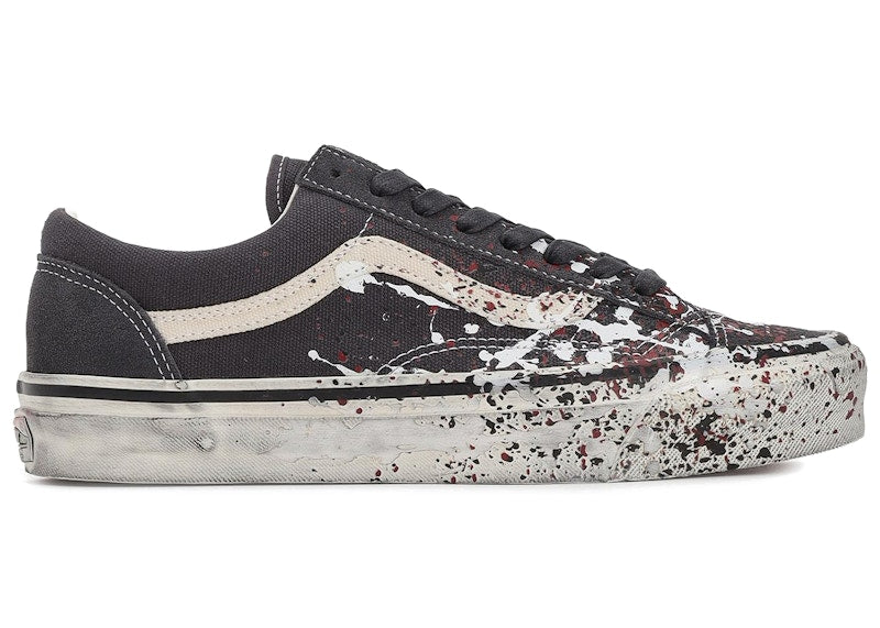 Vans Premium Old Skool 36 Paint Splatter Charcoal Grey