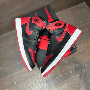 Jordan 1 Retro High Bred Banned (2016) Size 8.5 (Pre-Owned) - tag