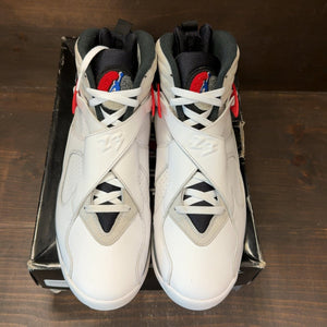 Jordan 8 Retro White True Red (2025) Size 13 (Pre-Owned) - tag