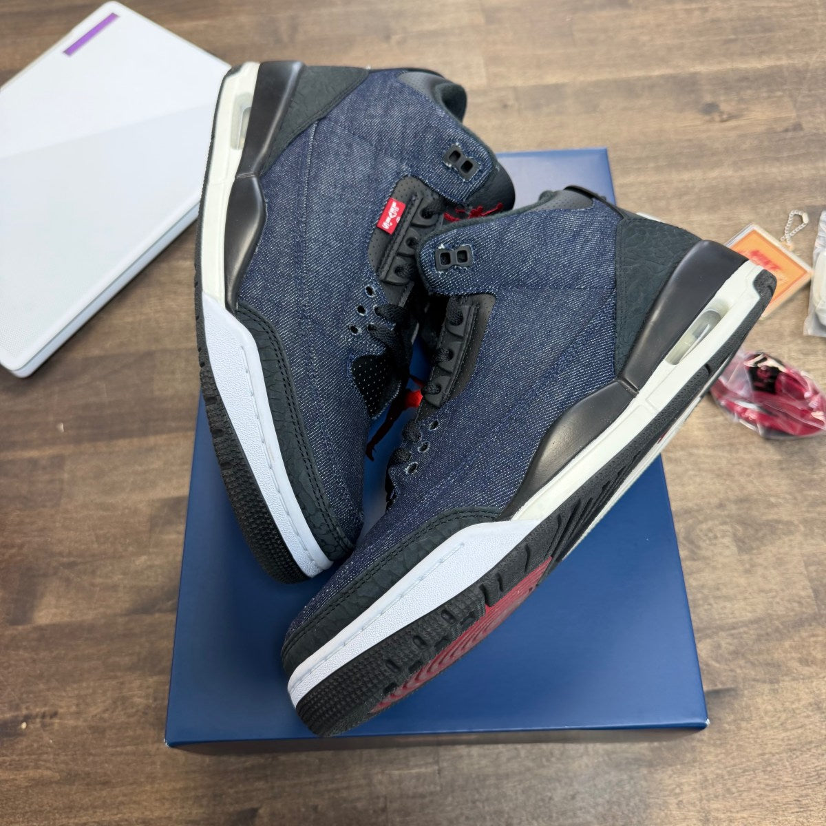 Jordan 3 Retro Levi’s Indigo - Image 1
