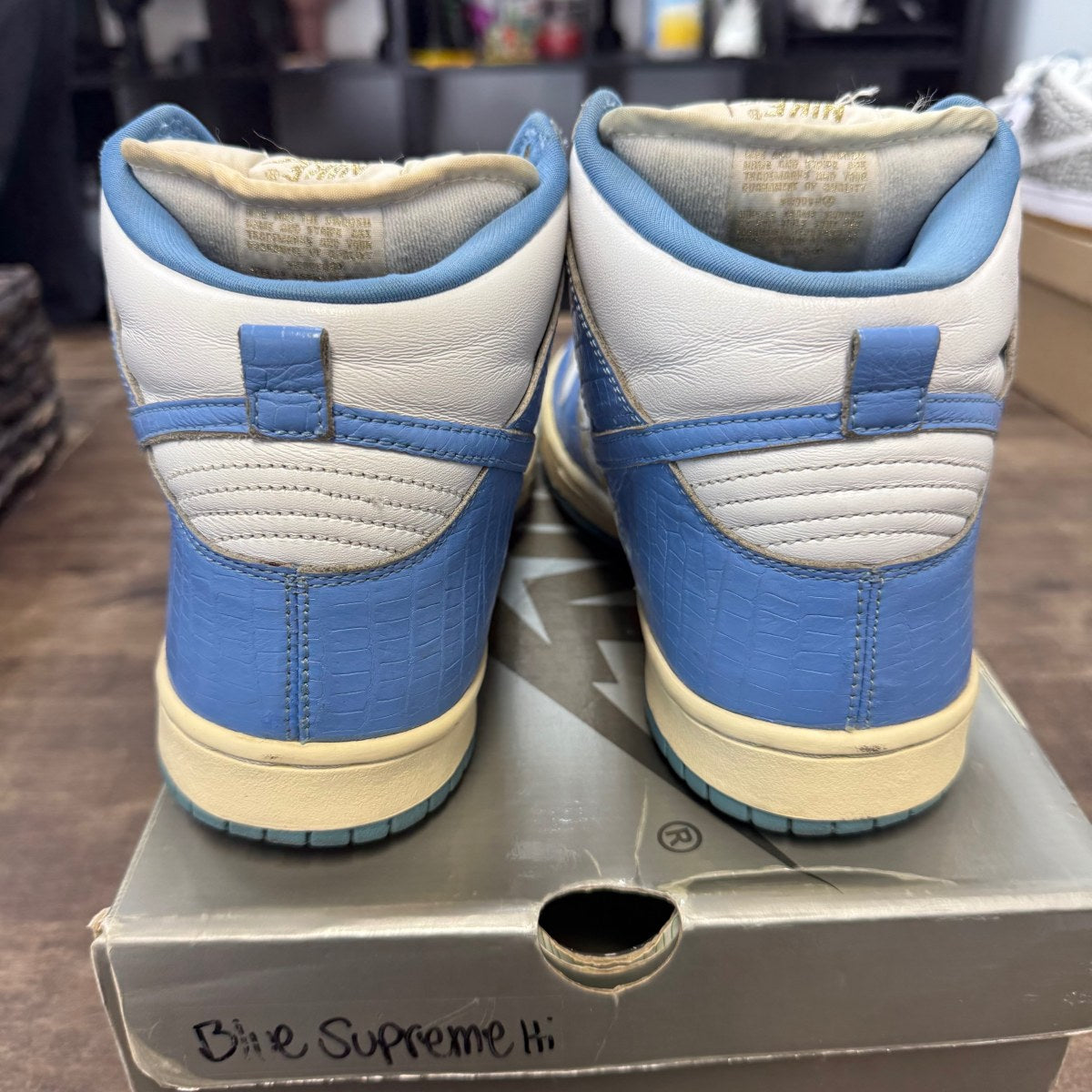 Nike Dunk High Pro SB Supreme Blue Stars - Image 4