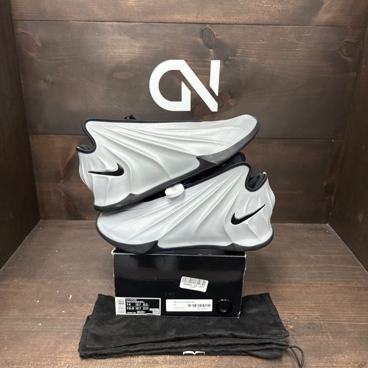 Nike GT Future Metallic Silver Size 14 - front