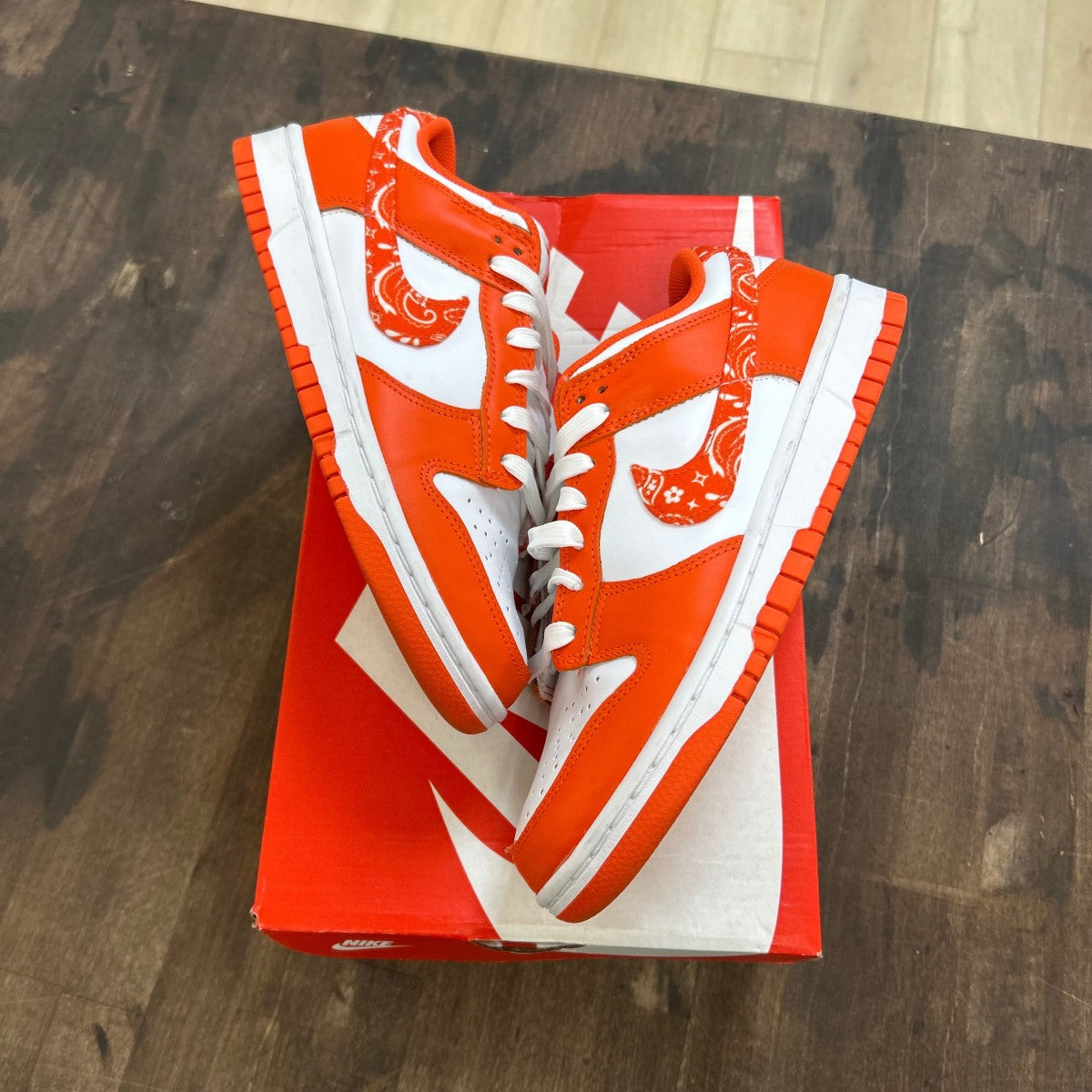 Nike Dunk Low Essential Paisley Pack Orange (Women's) - Image 1