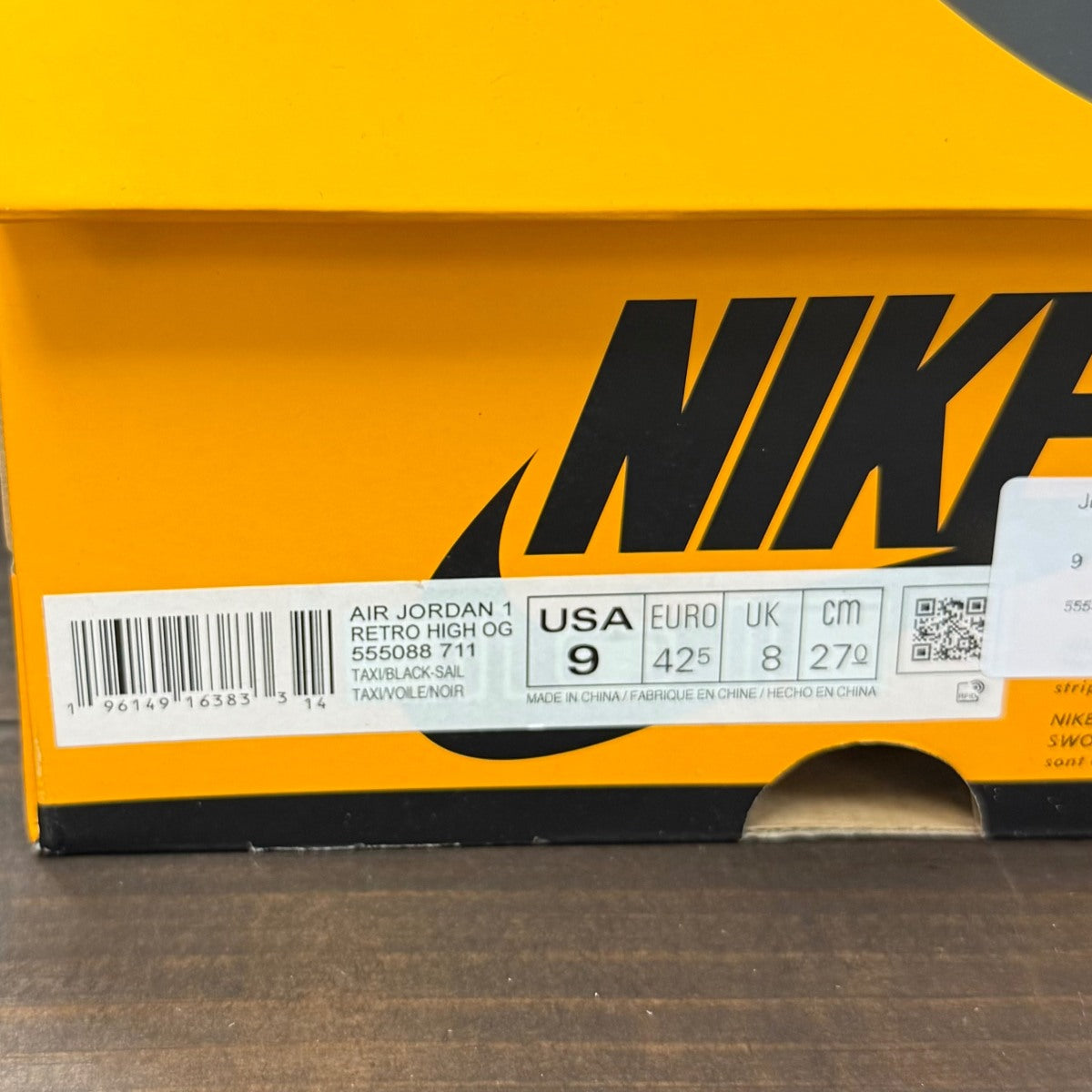 Jordan 1 Retro High OG Taxi - Image 7