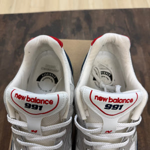 New Balance 991 Grey Navy Red Size 9.5 (Pre-Owned) - Image 3