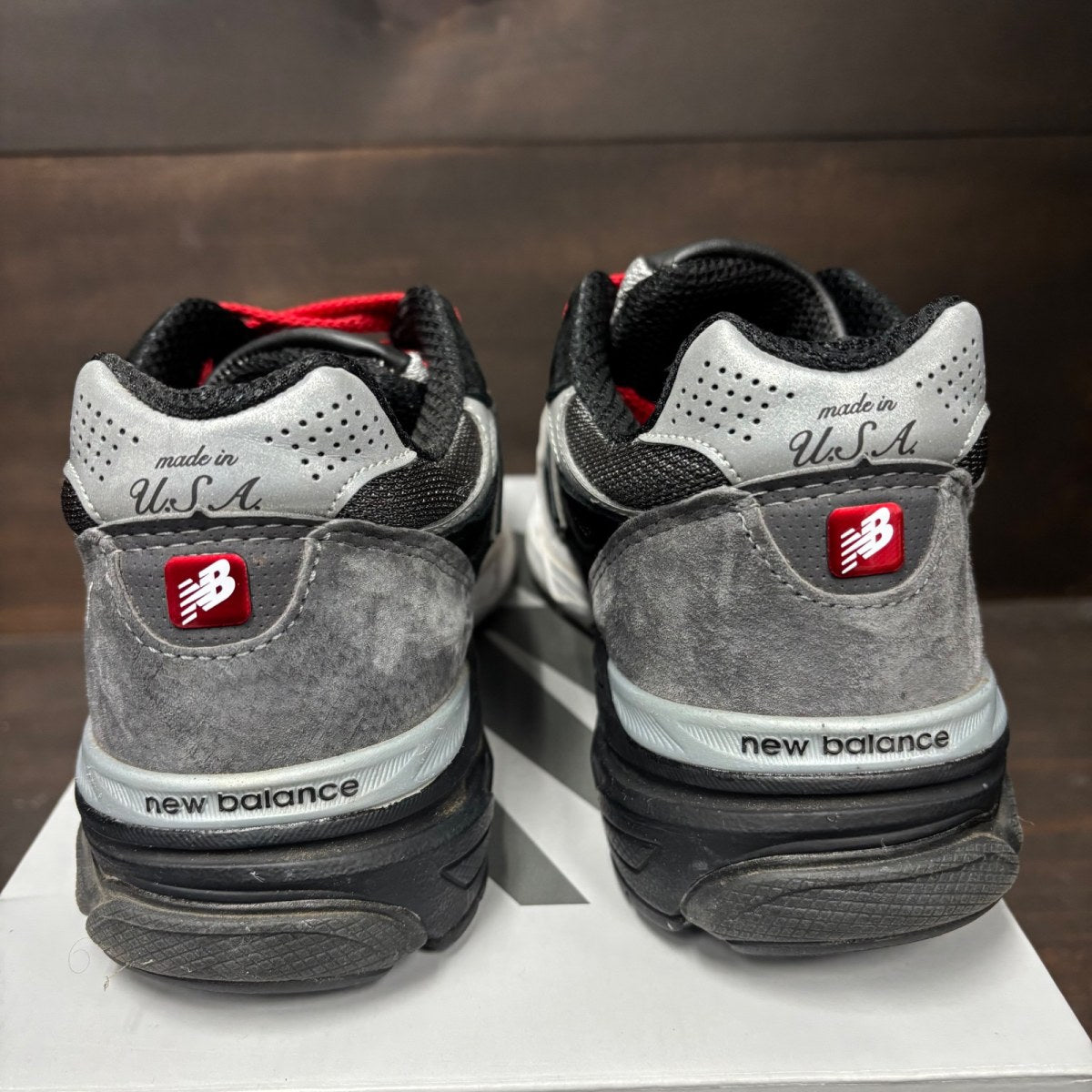 New Balance 990v3 MiUSA DTLR GR3YSCALE Size 8.5 (Pre-Owned) - Image 5