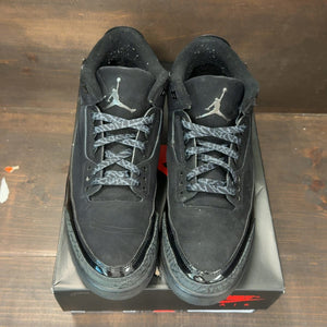 Jordan 3 Retro Black Cat (2025) Size 12 (Pre-Owned) - tag