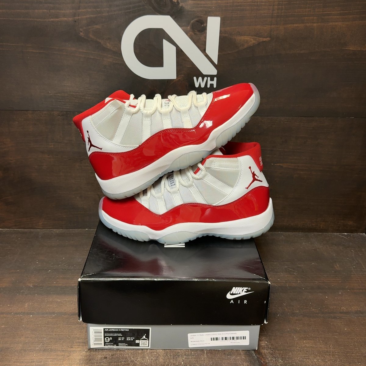 Jordan 11 Retro Cherry (2022) Size 9.5 (Pre-Owned) - front