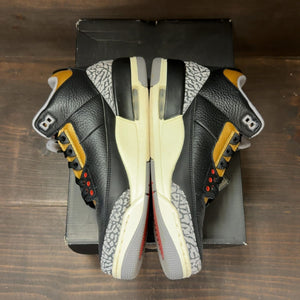 Jordan 3 Retro Black Cement Gold (Women's) Size 10.5W (Pre-Owned) - aux