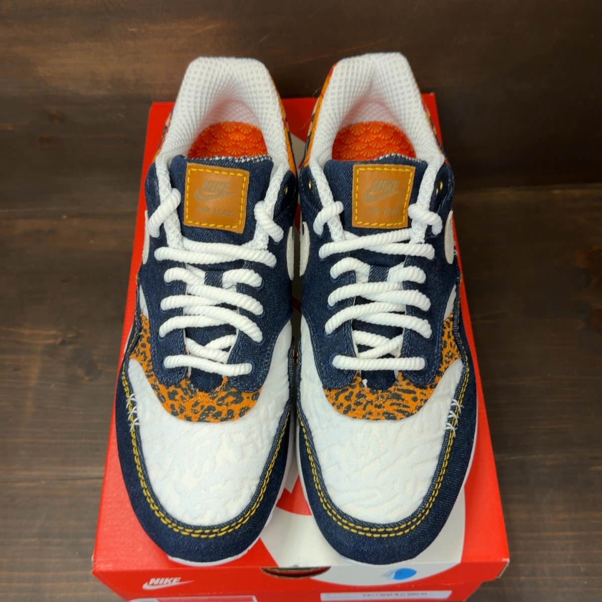 Nike Air Max 1 Premium Denim Leopard - Image 3