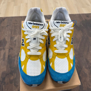 New Balance 991 MiUK SNS Blue Yellow - Image 2
