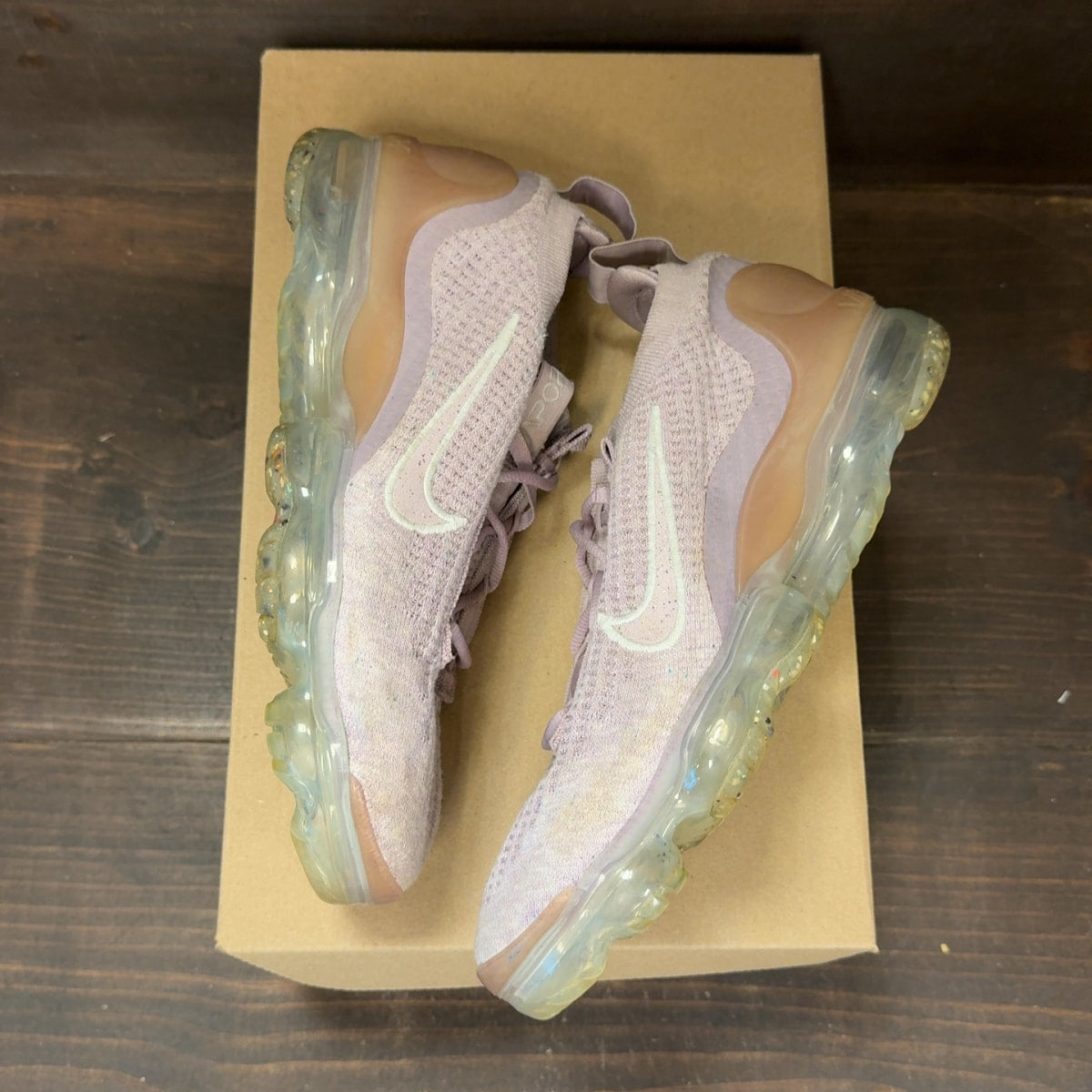 Nike Air VaporMax 2021 FK Day to Night Pack Plum Fog (Women's) Size 8.5W (Pre-Owned) - Image 2