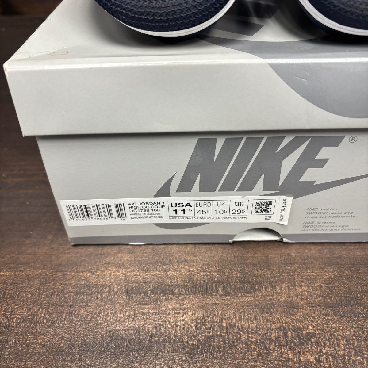 Jordan 1 Retro High CO.JP Midnight Navy (2020) - Image 9