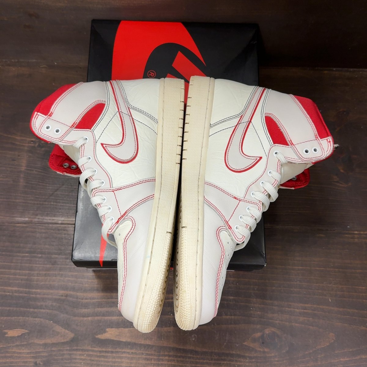 Jordan 1 Retro High Phantom Gym Red Size 12 (Pre-Owned) - aux