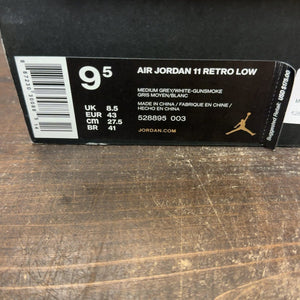 Jordan 11 Retro Low Cool Grey Size 9.5 (Pre-Owned) - aux