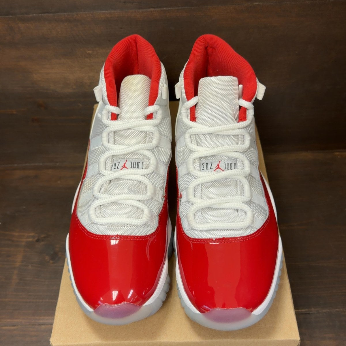 Jordan 11 Retro Cherry (2022) Size 9.5 (Pre-Owned) - Image 3