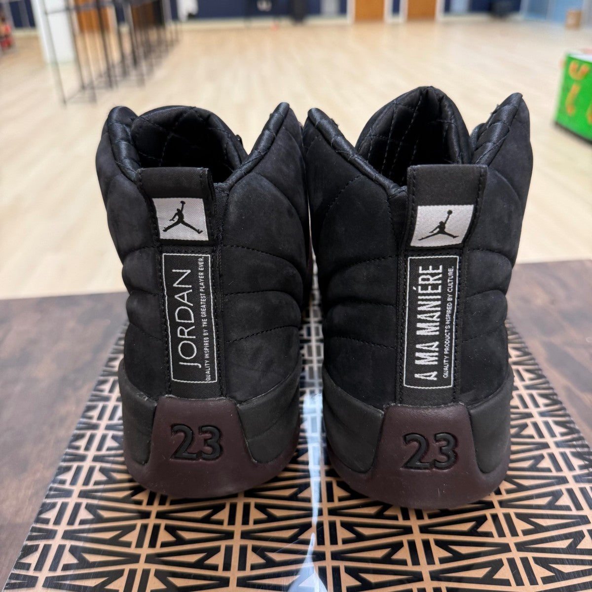 Jordan 12 Retro SP A Ma Maniére Black (Women's) - Image 3