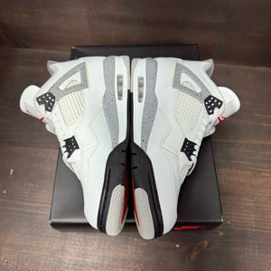 Jordan 4 Retro White Cement (2025) Size 10 (Pre-Owned) - tag