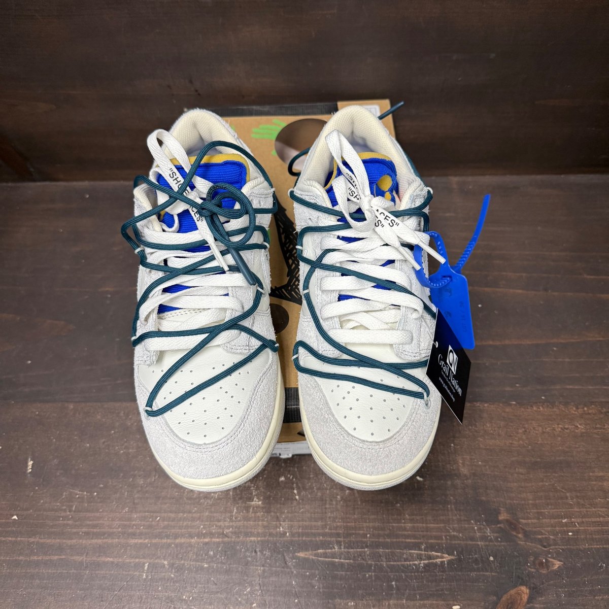 Nike Dunk Low Off-White Lot 16 Size 8.5 (Pre-Owned) - back
