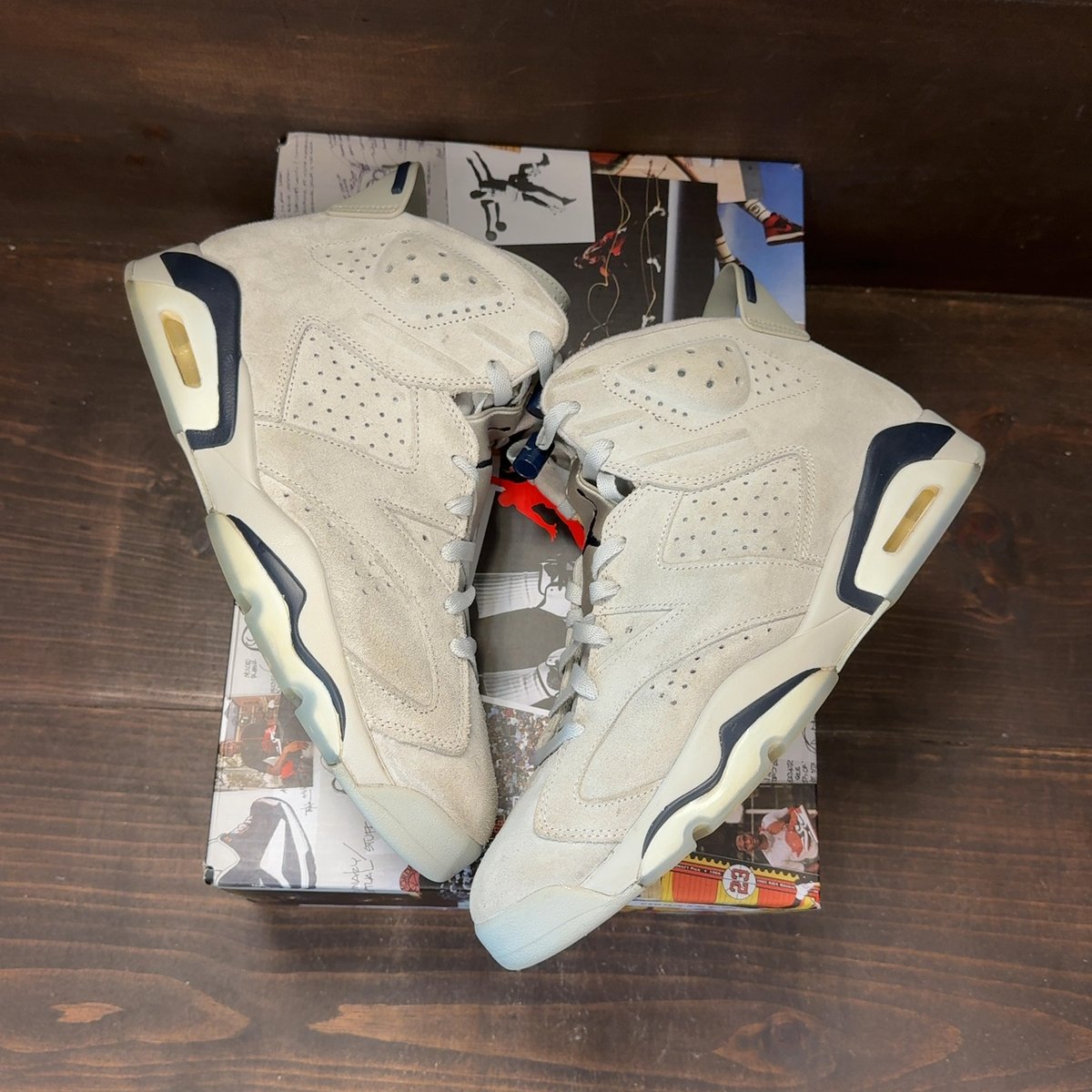 Jordan 6 Retro Georgetown (2022) Size 11 (Pre-Owned) - back