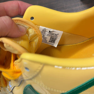 Nike Air Force 1 Low Patent Leather Topaz Gold Pine Green Size 10.5 (Pre-Owned) - aux