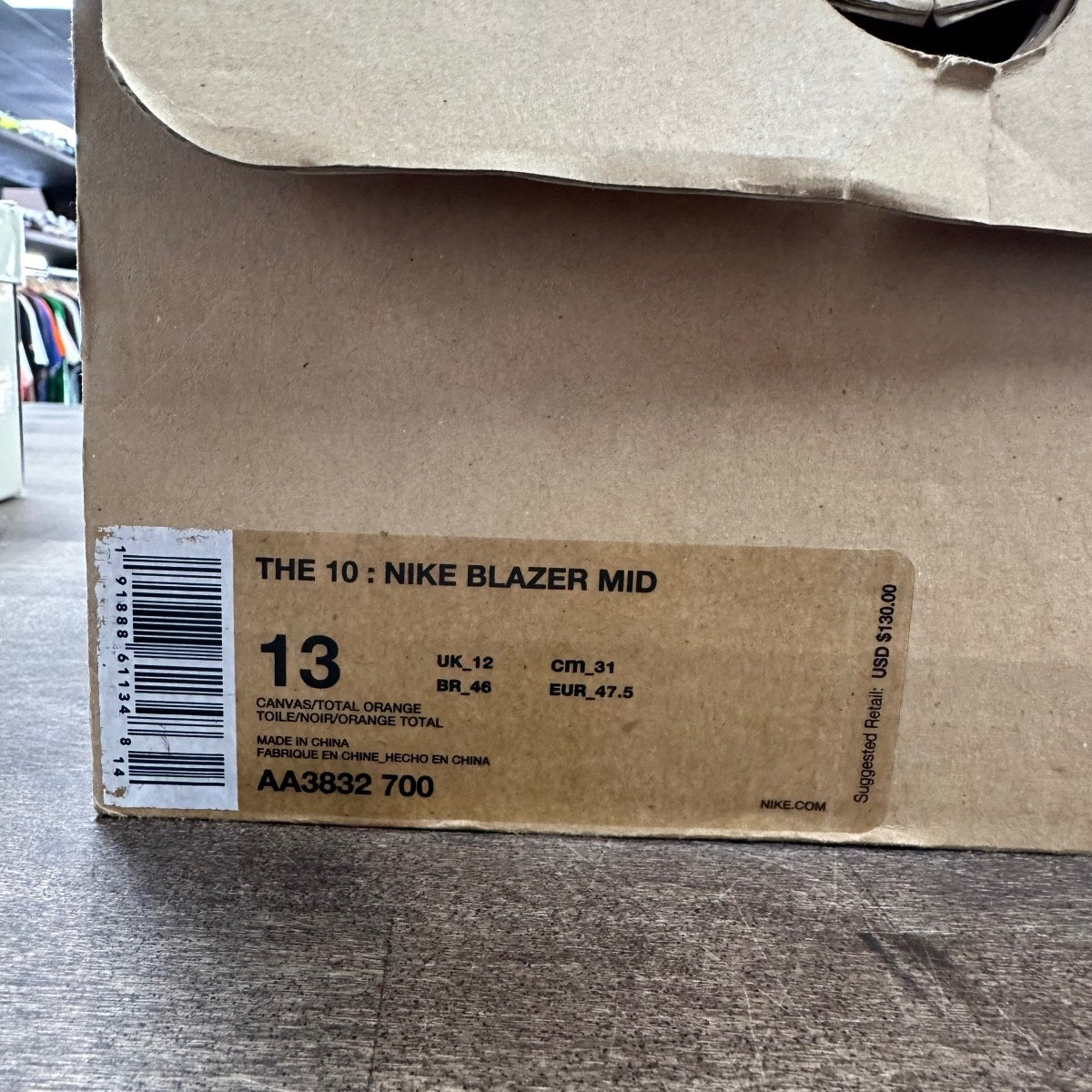 Nike Blazer Mid Off-White All Hallow's Eve Size 13 (Pre-Owned) - Image 7