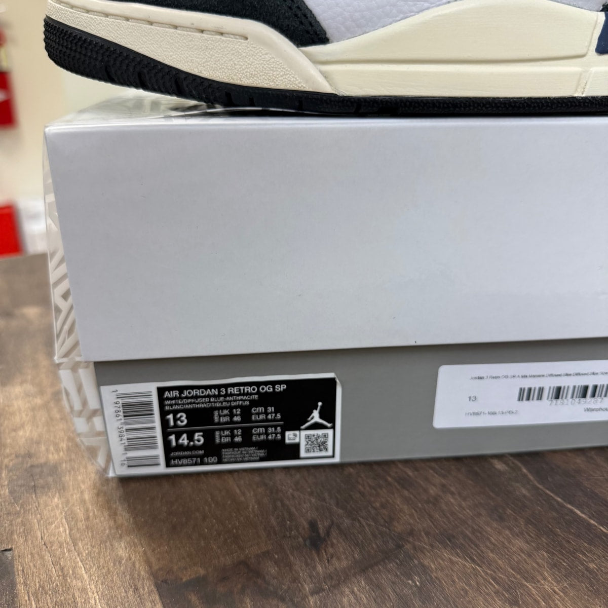 Jordan 3 Retro OG SP A Ma Maniére Diffused Blue Diffused Blue - Image 6