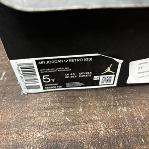 Jordan 12 Retro Cherry (2023) (GS) Size 5Y (Pre-Owned) - aux