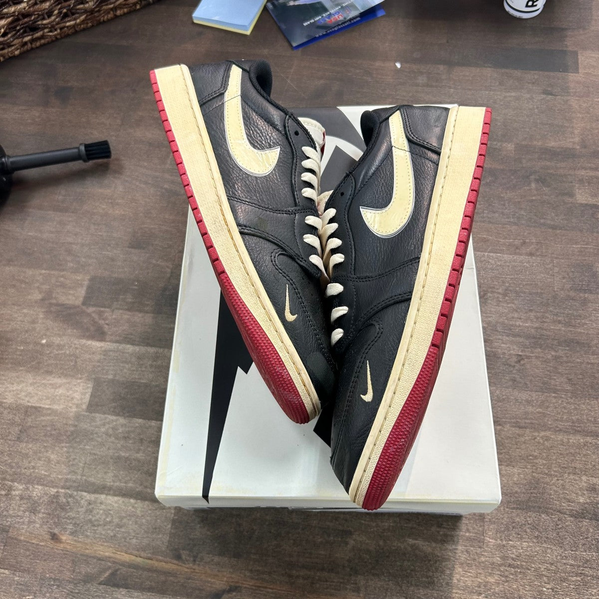 Jordan 1 Retro Low OG Nigel Sylvester Better With Time Size 12 (Pre-Owned) - Image 1
