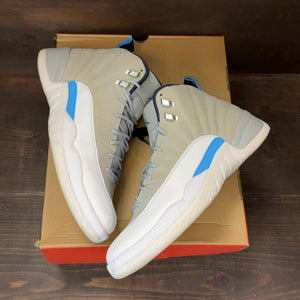 Jordan 12 Retro Grey University Blue - Image 2