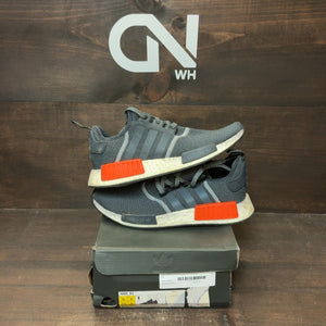 adidas NMD R1 Grey Red Size 9.5 (Pre-Owned) - Image 1