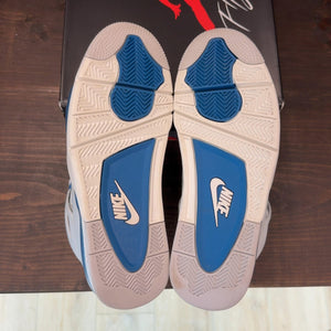 Jordan 4 Retro Military Blue (2024) Size 9.5 (Pre-Owned) - aux