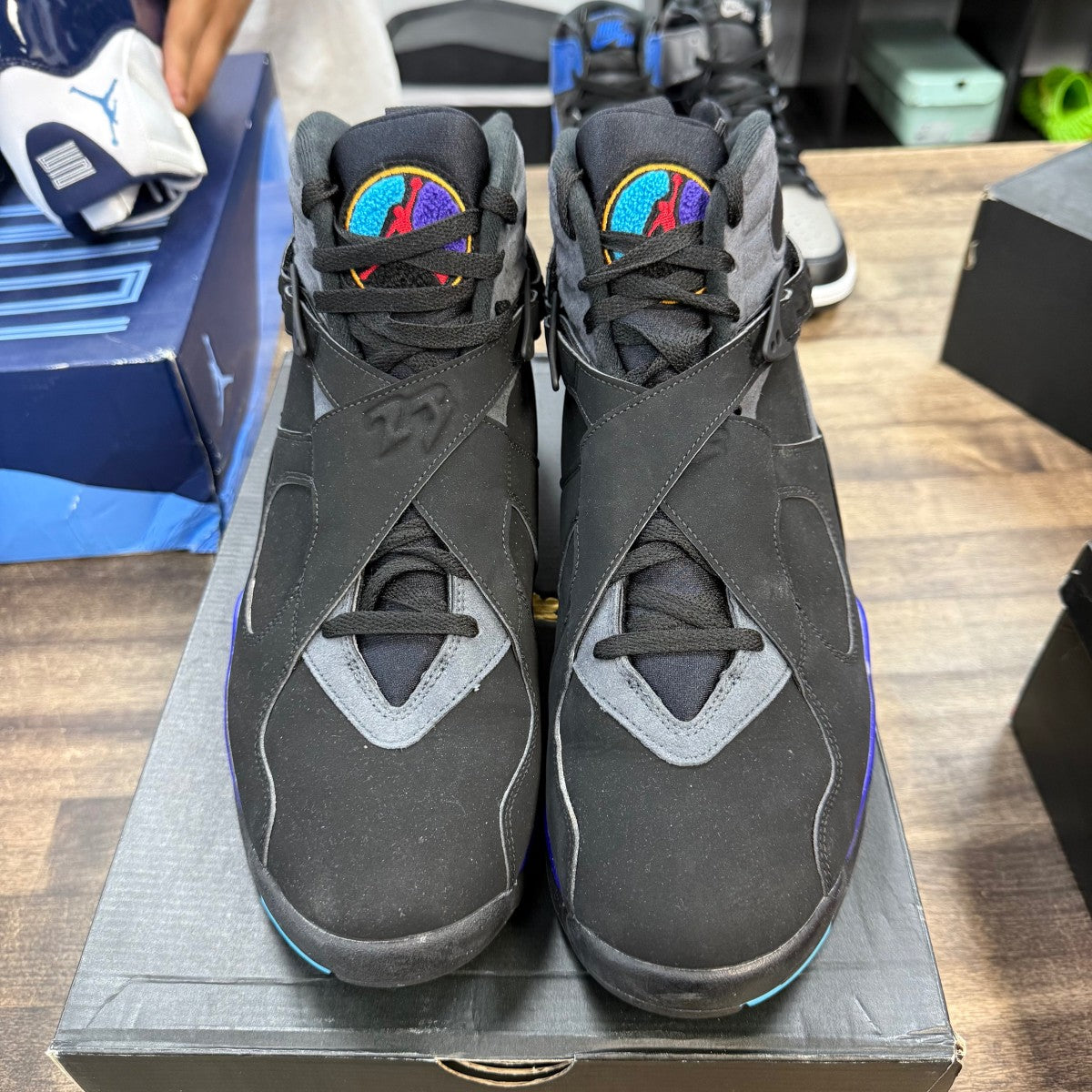 Jordan 8 Retro Aqua (2015) Size 13 (Pre-Owned) - Image 3