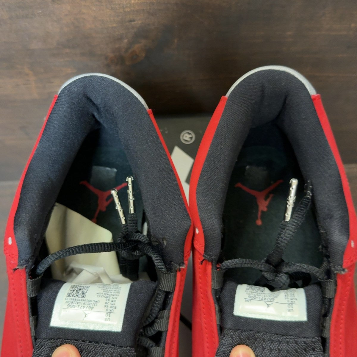 Jordan 14 Retro Gym Red Toro Size 10 (Pre-Owned) - Image 4