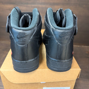 Nike Air Force 1 Mid Supreme Black Size 7.5 (Pre-Owned) - Image 4