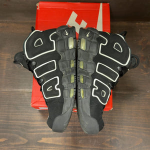 Nike Air More Uptempo Black White Size 9 (Pre-Owned) - aux