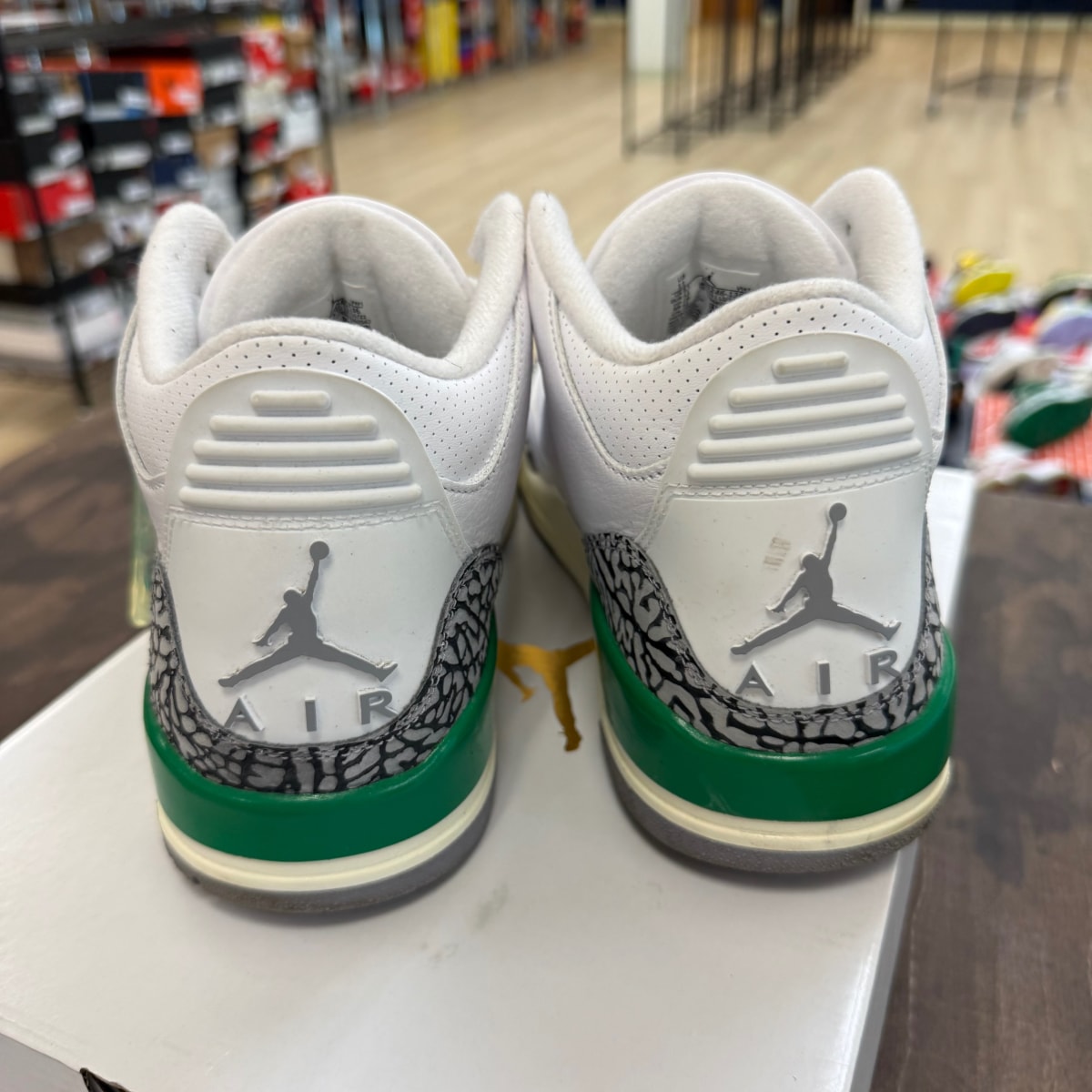 Jordan 3 Retro Lucky Green (Women's) - Image 3