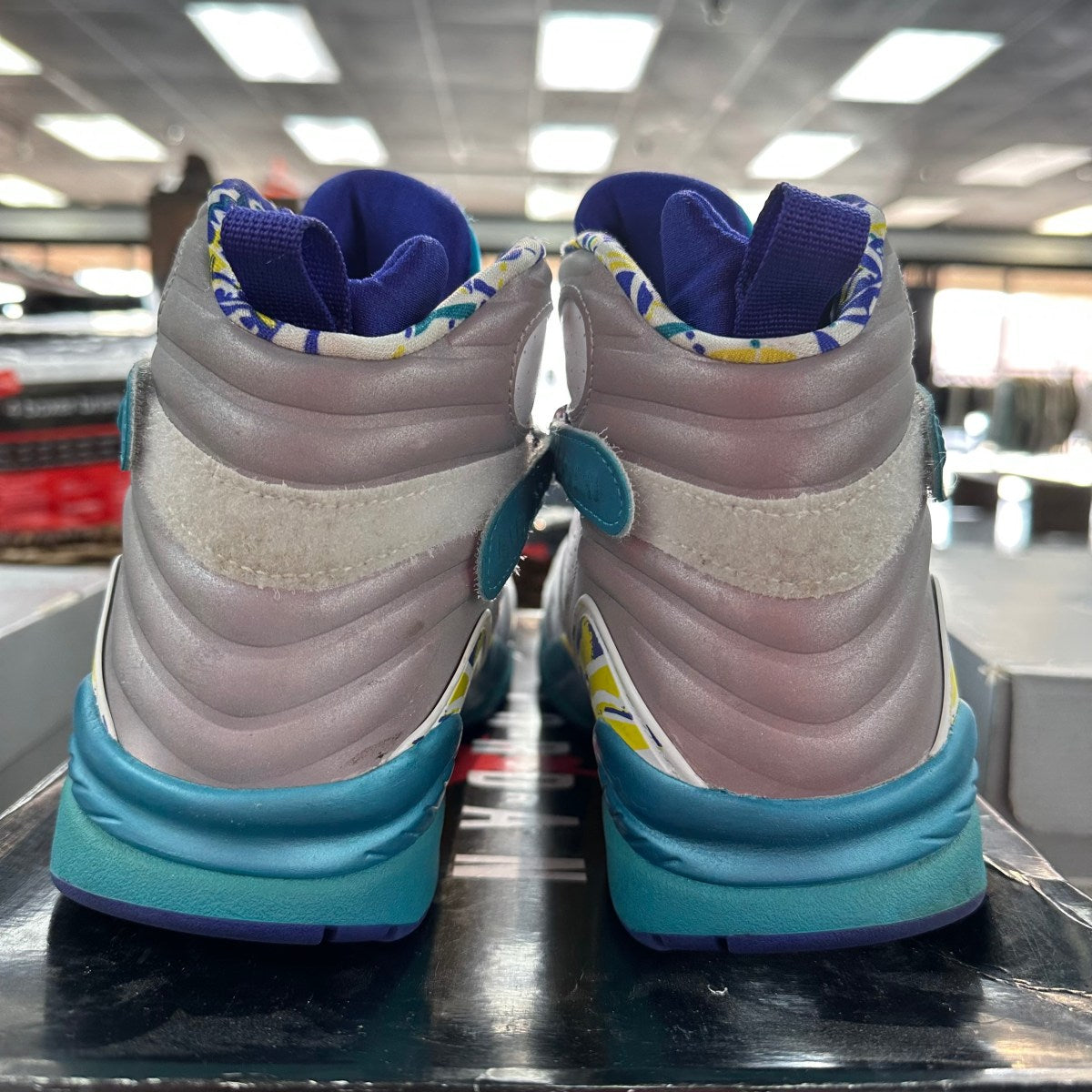 Jordan 8 Retro White Aqua (2019) (Women's) - Image 4