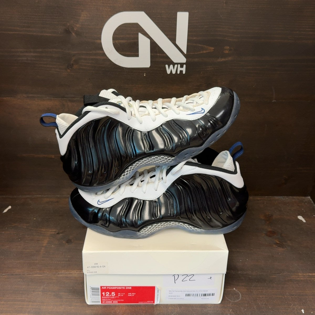 Nike Air Foamposite One Concord Size 12.5 (Pre-Owned) - Image 1