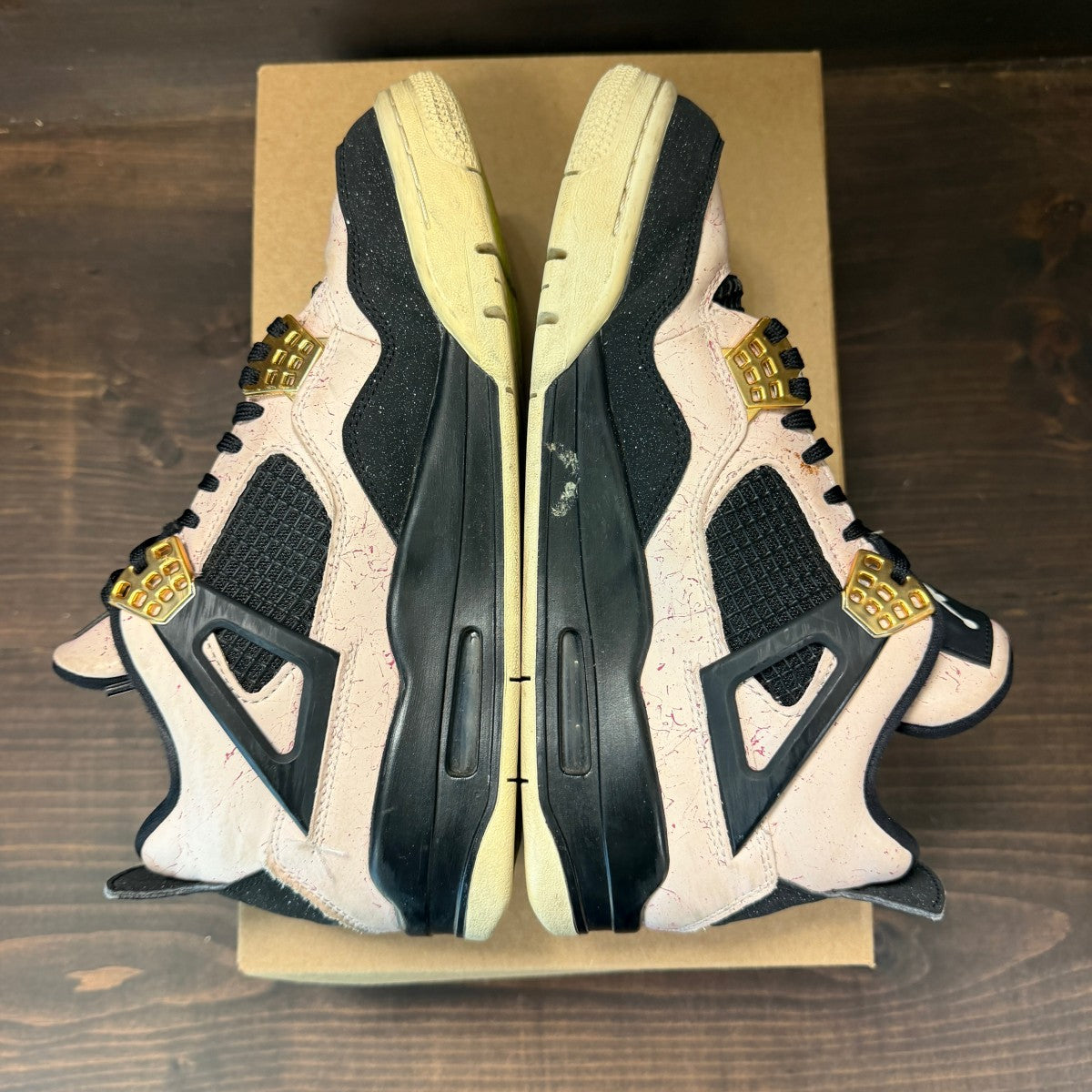 Jordan 4 Retro Silt Red Splatter (Women's) Size 8.5W (Pre-Owned) - Image 5