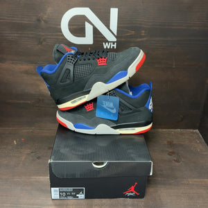 Jordan 4 Retro Rare Air (Gold Lettering) Size 10 (Pre-Owned) - front