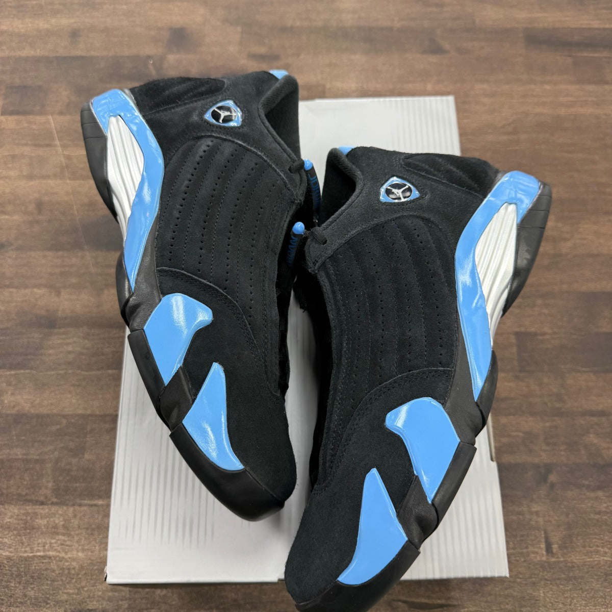 Jordan 14 Retro Black University Blue (2026) Size 11 (Pre-Owned) - Image 1