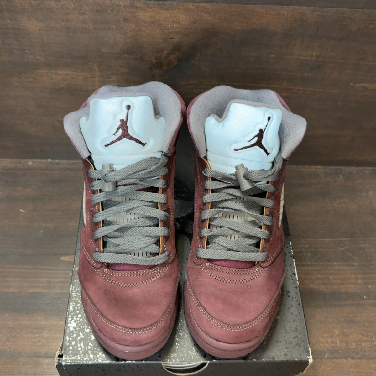 Jordan 5 Retro Burgundy (2023) (GS) Size 6Y (Pre-Owned) - tag