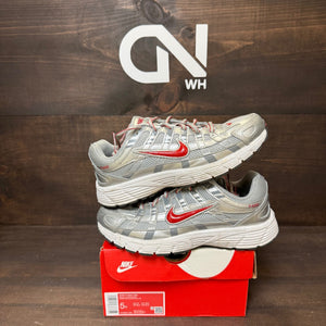Nike P-6000 Metalic Silver Cool Red (GS) - Image 1
